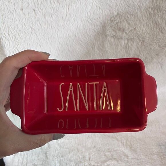 Rae Dunn SANTA Mini Loaf Pan - Picture 1 of 4